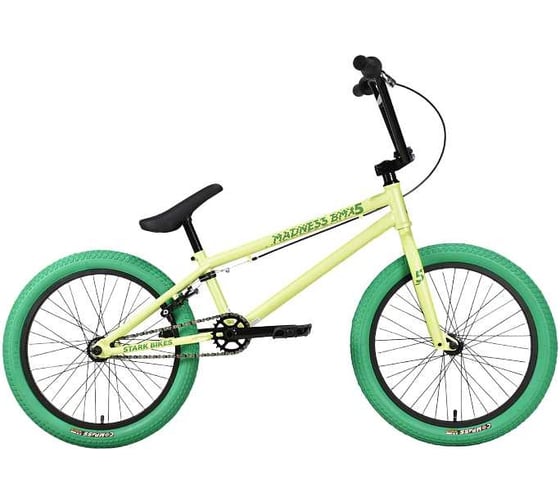 Велосипед STARK Madness BMX 5, 2023, оливковый/зеленый/зеленый HQ-0013627