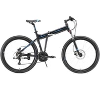 Велосипед STARK Cobra диаметр колес 26.2 HD, 2023, черный/синий/черный, размер рамы 20" HQ-0010135