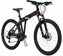 Велосипед STARK Cobra 26.2 D, 2023, черный/красный/черный размер, рамы 20" HQ-0010137