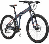 Велосипед STARK Cobra диаметр колес 27.2 HD, 2023, серый/черный/оранжевый, размер рамы 18" HQ-0010130