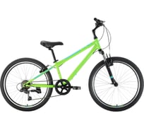 Велосипед STARK Respect диаметр колес 24.1 V Steel, 2023, зеленый/синий/зеленый, размер колес 12" HQ-0010145