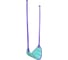 Мягкие качели BELON familia ЛИСТИК, бирюзовый КЛ-2-Б 1