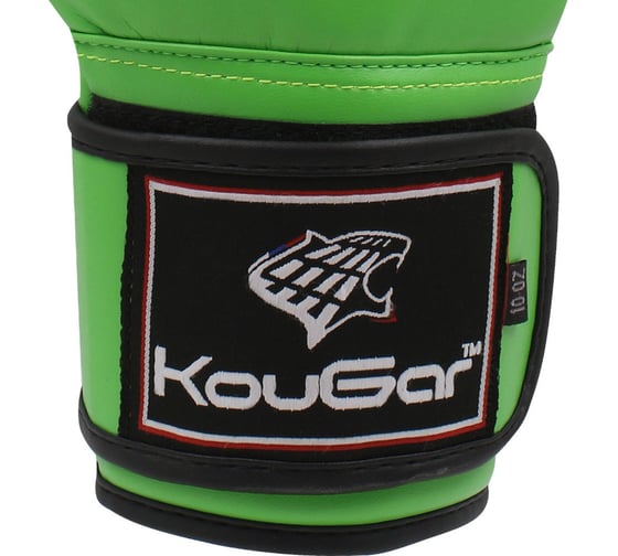 Боксерские перчатки Kougar 14oz, зеленые KO500-14