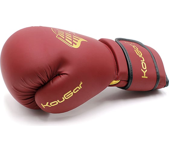 Боксерские перчатки Kougar 12oz, бордовые KO800-12
