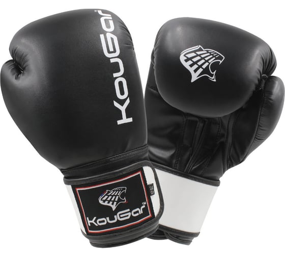 Боксерские перчатки Kougar 10oz, черные KO400-10 1