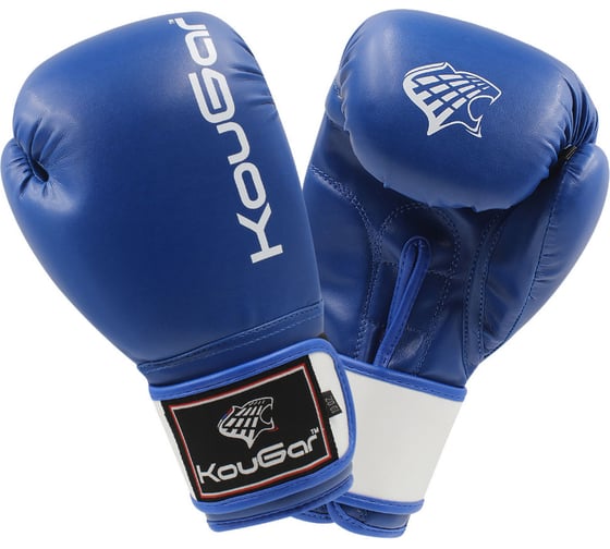 Боксерские перчатки Kougar 10oz, синие KO300-10 1