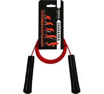 Универсальная скакалка c металлополимерным тросом FORTIUS 3 м, красная H210401-3LR 26349089