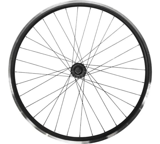 Заднее колесо Black Aqua 26", двойной алюминиевый обод, промподшипник, гайки, D-brake, под трещотку WSM-26RD-SHF