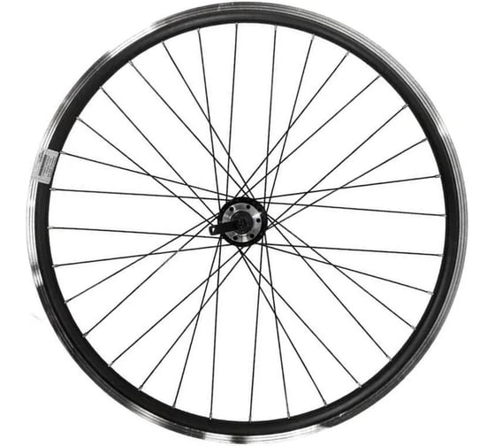 Переднее колесо Black Aqua диаметр 26", двойной алюминиевый обод, эксцентрик, D-brake WSM-26FD-QR
