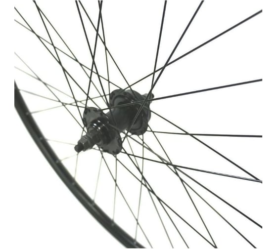 Переднее колесо Black Aqua 29", двойной алюминиевый обод, гайки, D-brake WSM-29FD