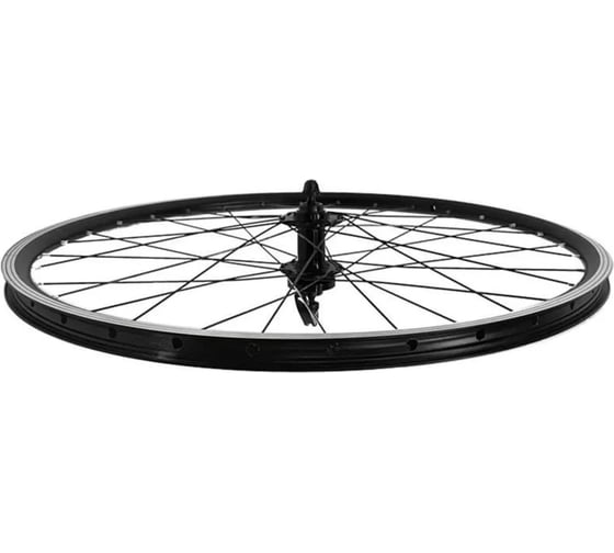 Переднее колесо Black Aqua 26", двойной алюминиевый обод, эксцентрик, промподшипник, D-brake WSM-26FD-QR-SHF