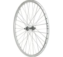 Переднее колесо Black Aqua 26", двойной алюминиевый обод, гайки, V-brake WSM-26FV