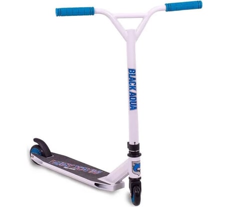 Самокат Black Aqua ST-1 белый/синий 2000999793103