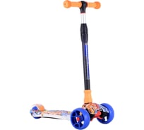 Самокат Black Aqua S00488 светящиеся колёса, желтый-черный 2000999792830