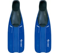 Ласты для плавания WAVE р.38-41, синие F-6835