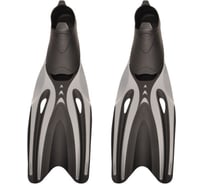 Ласты для плавания WAVE р.39-41, серо-черные F-6869