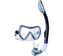 Комплект для плавания: маска + трубка WAVE серый MS-1370S71