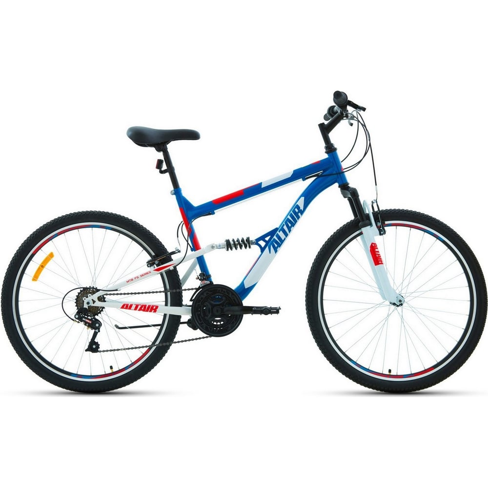 Велосипед ALTAIR MTB FS 26 1.0, диаметр колес 26, 18 скоростей, размер ...