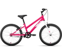 Велосипед ALTAIR MTB HT 20 LOW, диаметр колес 20, 1 скорость, размер рамы 10.5, 2022, розовый/белый IBK22AL20086
