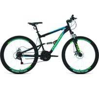 Велосипед RAPTOR 27.5, 2.0 D, 18 скоростей, рост 18, 2022, черный/бирюзовый RBK22FW27787