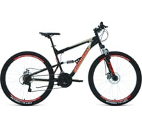 Велосипед RAPTOR 27.5, 2.0 D, 18 скоростей, рост 16, 2022, черный/красный RBK22FW27782