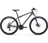 Велосипед FORWARD APACHE 27.5, 2.0 D, CLASSIC, 21 скорость, рост 17, 2022, серый/серебристый RBK22FW27935
