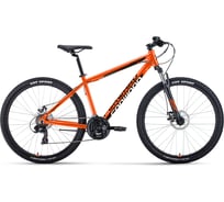 Велосипед FORWARD APACHE 27.5, 2.0 CLASSIC DISK, 2022, рама 21, оранжевый/черный RBK22FW27946