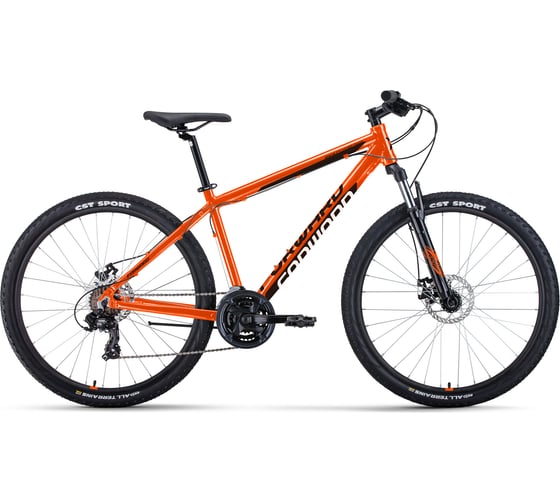 Велосипед FORWARD APACHE 27.5, 2.0 CLASSIC DISK, 2022, рама 21, оранжевый/черный RBK22FW27946 1