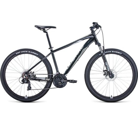 Велосипед FORWARD APACHE 27.5, 2.0 D, рост 21, 2022, черный/серый RBK22FW27331