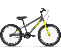 Велосипед FORWARD 20 ALTAIR MTB HT 1.0 2022, рама 10.5, темный/серый/желтый IBK22AL20077