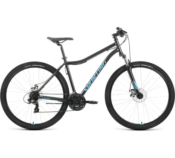Велосипед FORWARD 29 SPORTING 2.0 DISK, 2023, рама 17, черный/бирюзовый RB3R9813FXBKXTQ