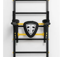 Навесной тренажер FerrumForce Брусья, Пресс, Упор для штанги, черно-желтый F0010300-2