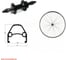 Заднее колесо FORWARD 26'', SW, под V-brake RWR260036024 1