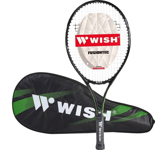 Ракетка для большого тенниса WISH 26" FusionTec 300, зеленый ЦБ-00002461