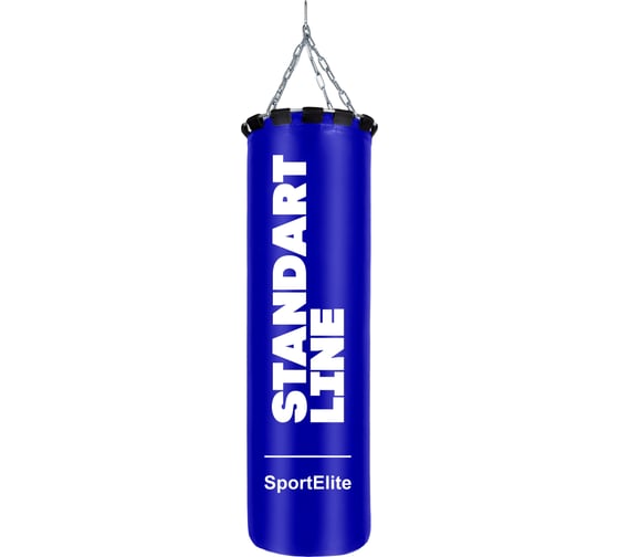 Боксерский мешок SportElite STANDART LINE 60 см, d-26, 15 кг, синий SL-15B 1