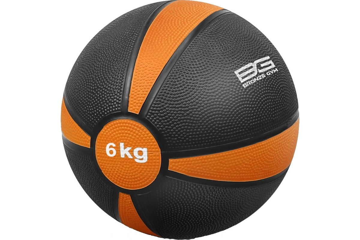 Резиновый медбол Bronze gym 6 кг BG-FA-MB6 - выгодная цена, отзывы ...