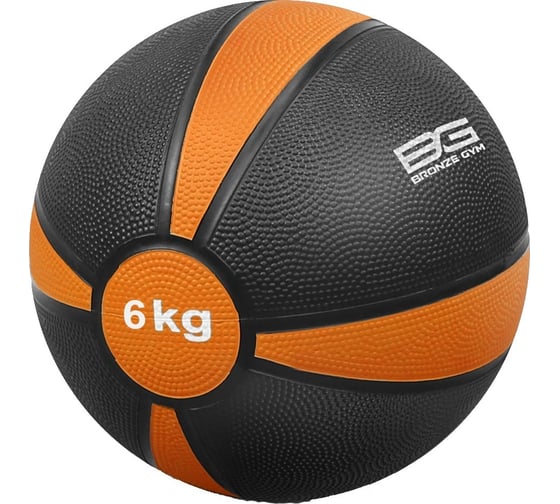 Резиновый медбол Bronze gym 6 кг BG-FA-MB6