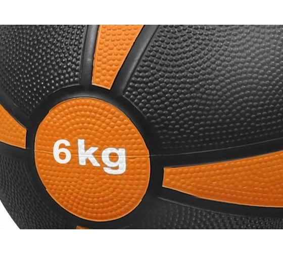 Резиновый медбол Bronze gym 6 кг BG-FA-MB6