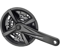 Система PROWHEEL TA-CQ02 24/34/42T, 152MM, ALLOY CRANK, CHAINLINE:48.5, под квадрат, черный H000017508