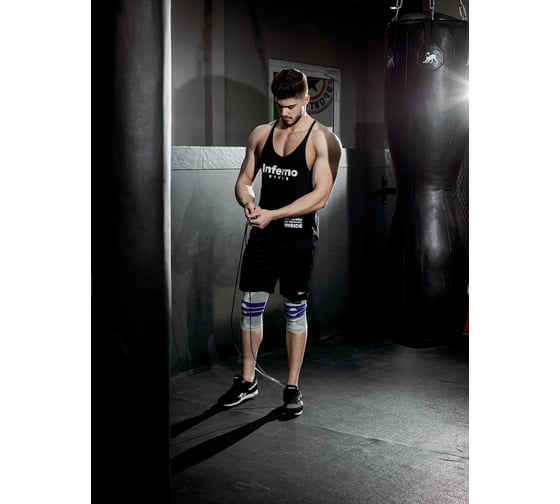Наколенники для суставов с фиксацией Shark fit размер M, 2 шт. G0280