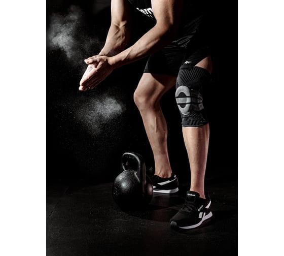 Наколенник для суставов с гелевым кольцом для спорта и танцев Shark fit размер XL G0262