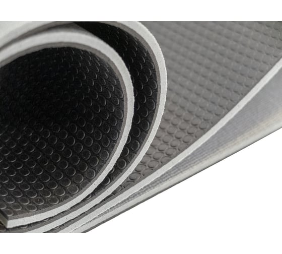 Мат для йоги и аэробики Rebel HARDMAT двухслойный, 6 мм R-HARDMAT-BG