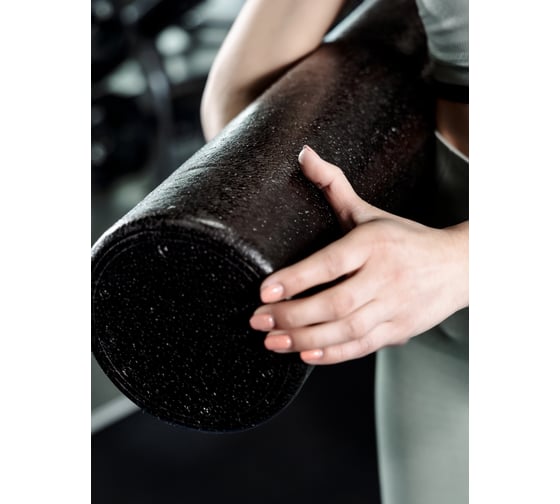 Массажный валик для фитнеса и йоги Shark fit 45x15 см A1870