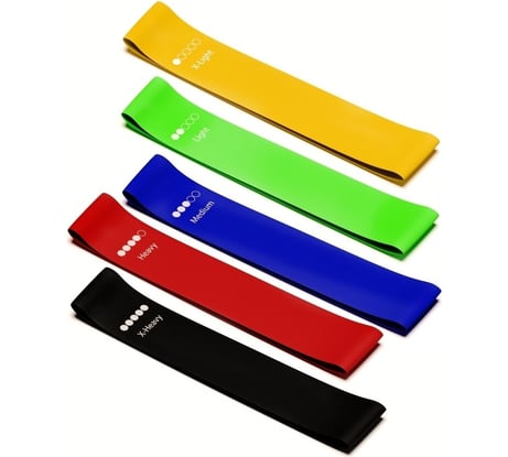 Набор резинок для фитнеса Shark fit цветные 19600