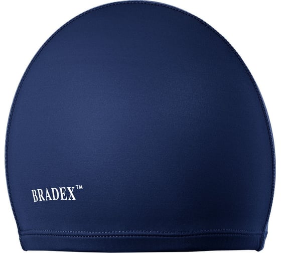 Шапочка для плавания BRADEX полиамид, темно-синяя SF 0852
