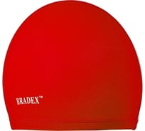 Шапочка для плавания BRADEX полиамид, красный SF 0855