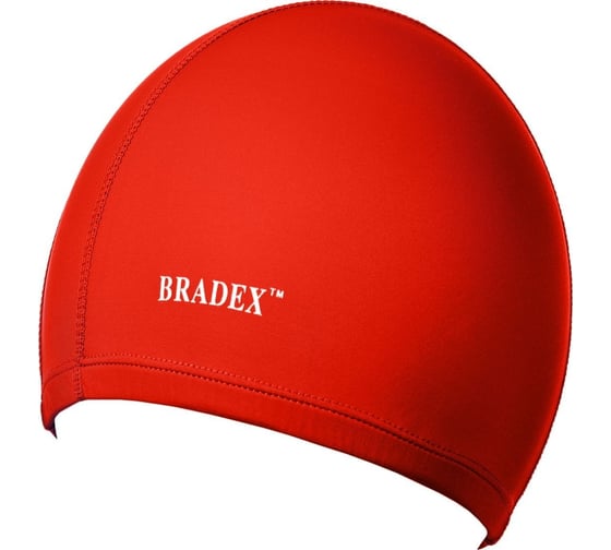 Шапочка для плавания BRADEX полиамид, красный SF 0855