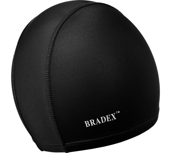 Шапочка для плавания BRADEX полиамид, черная SF 0851