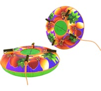 Надувная ватрушка с автокамерой PolyTube Цветы, 110 см PT1120К