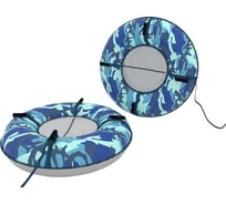 Надувная ватрушка с автокамерой PolyTube Камуфляж, 120 см PT1218К-16